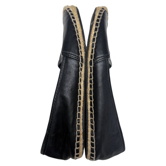 Coach Rhodelle Black Leather Espadrilles – Women’s Size EU 38 / US 8 – Pre-Owned - Picture 8 of 11